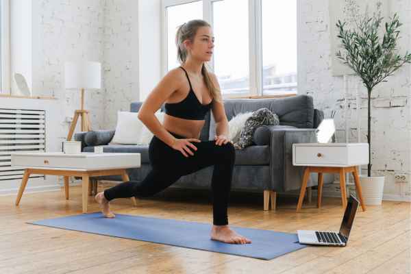 Woman exercising confidently after femiwand treatment Belper